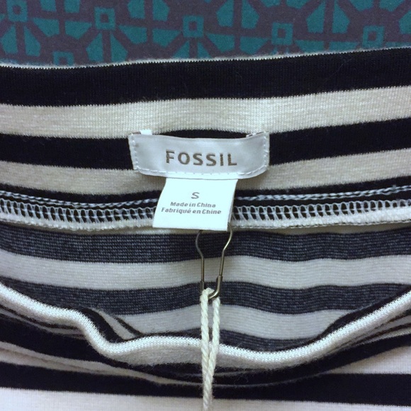 Fossil Lucky Black and White Knit Skirt - Picture 4 of 6